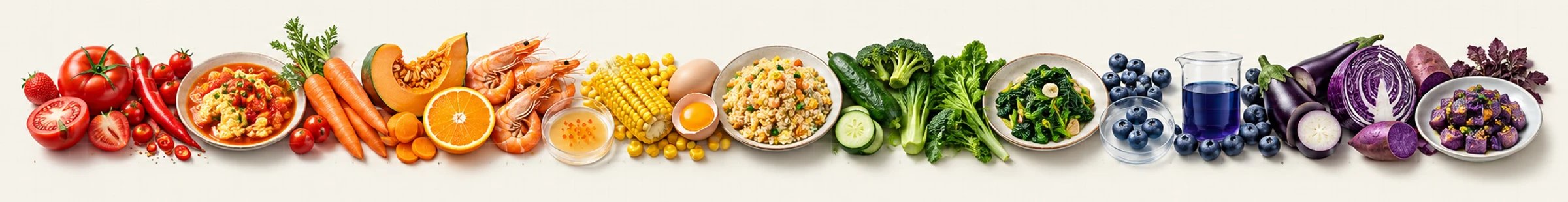 连续食材光谱